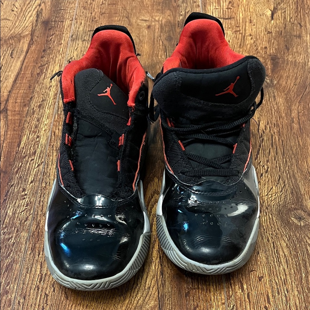 Jordan Kids Sneakers Black and Red